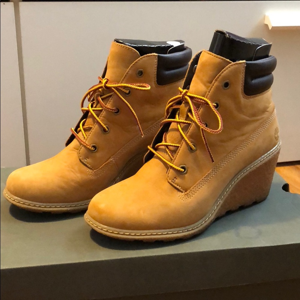 Timberland Wedge Boots Wheat Amston US 6 / WUR 37